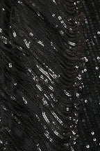Halter Tassel Fringe Sequin Maxi Dress Lavish Daily