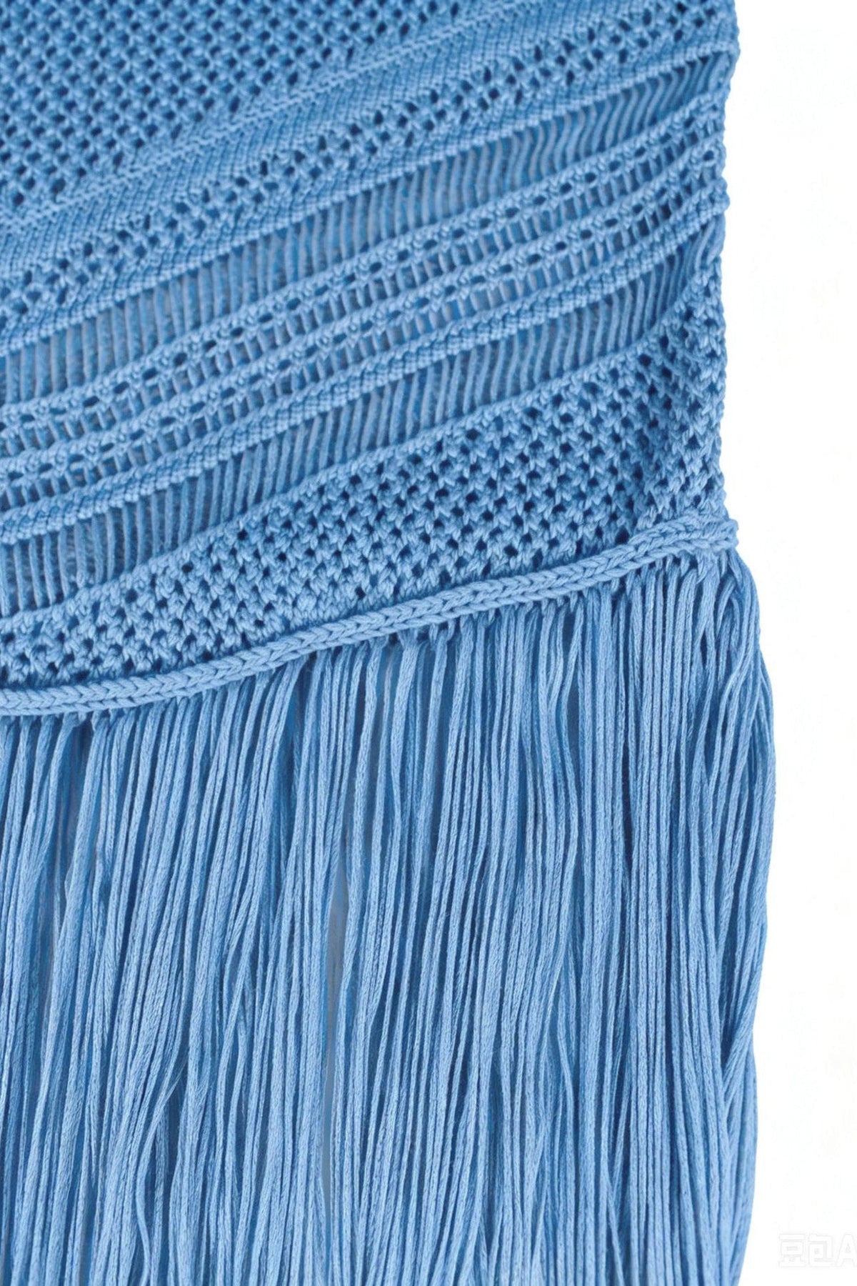Strapless Crochet Fringe Maxi Dress Lavish Daily