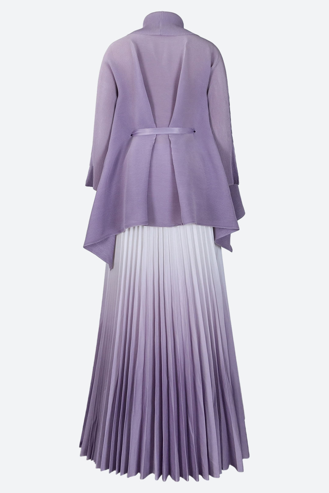 Gradient Batwing Sleeve Top and Skirt Set Lavish Daily