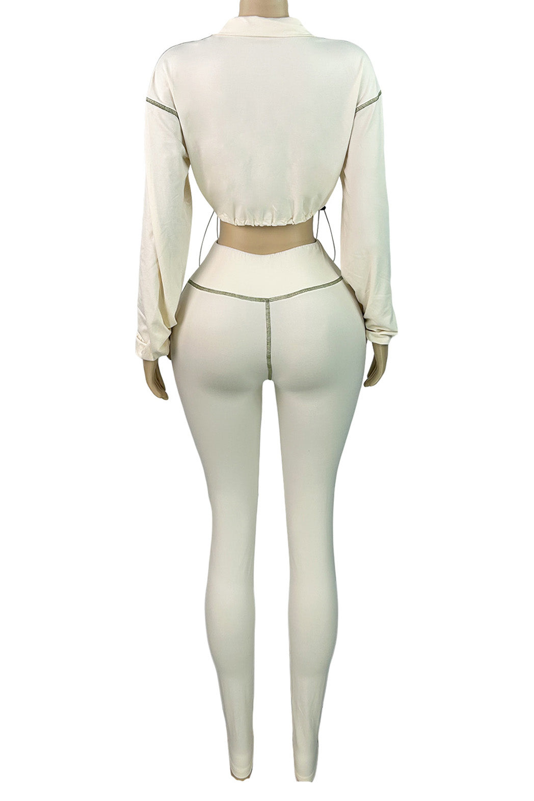 Elastic Waist Slim Fit 2-Piece Set Lavish Daily