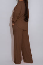 Pleated Utility Palazzo Two-Piece Set Lavish Daily