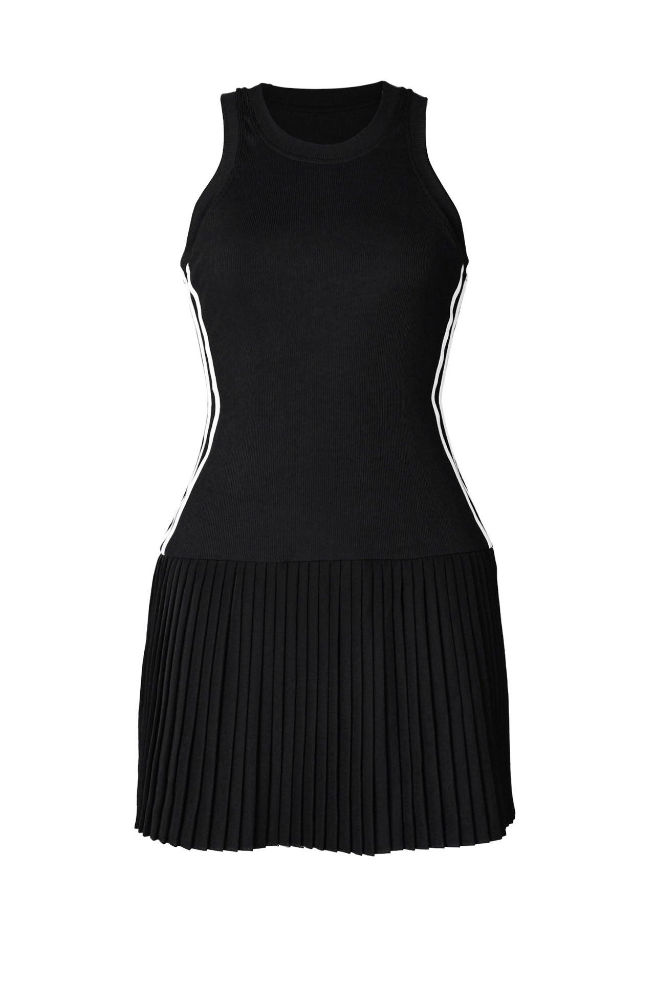 Sleeveless Bodycon Striped Mini Dress Lavish Daily