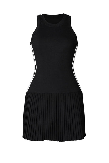 Sleeveless Bodycon Striped Mini Dress Lavish Daily