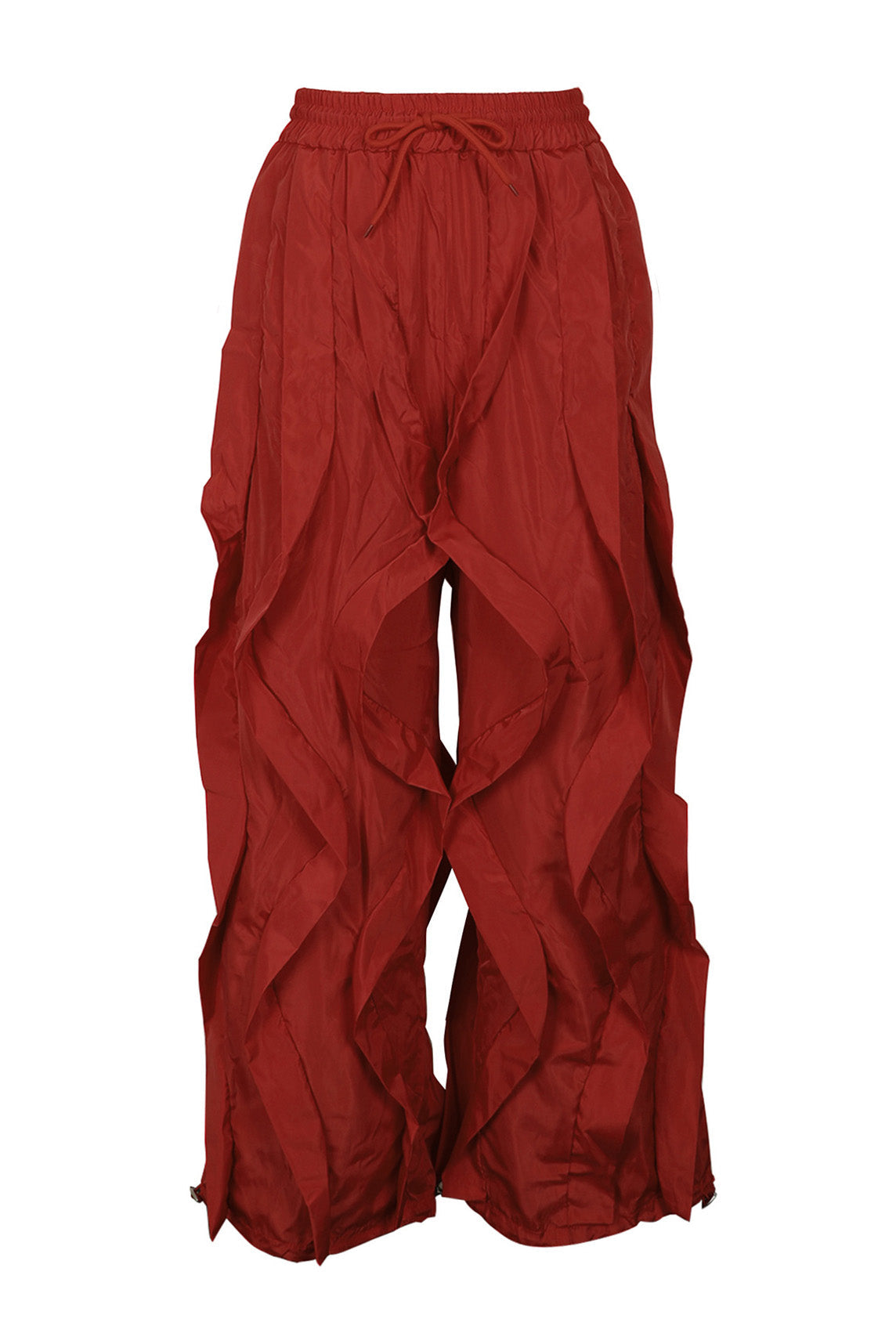 Pleated Wide Leg Casual Pants Lavish Daily