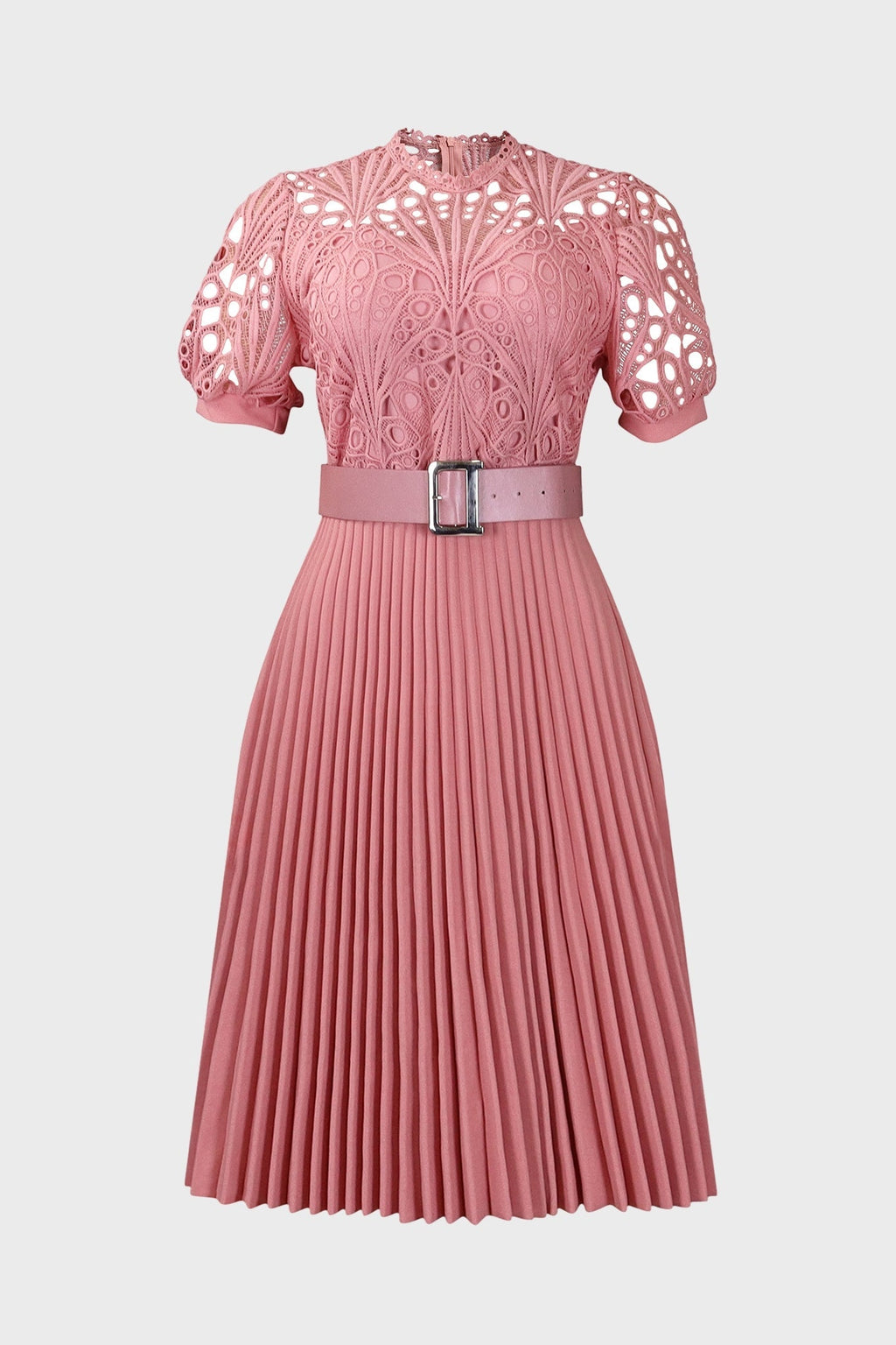 A-Line Pleated Dress Lavish Daily