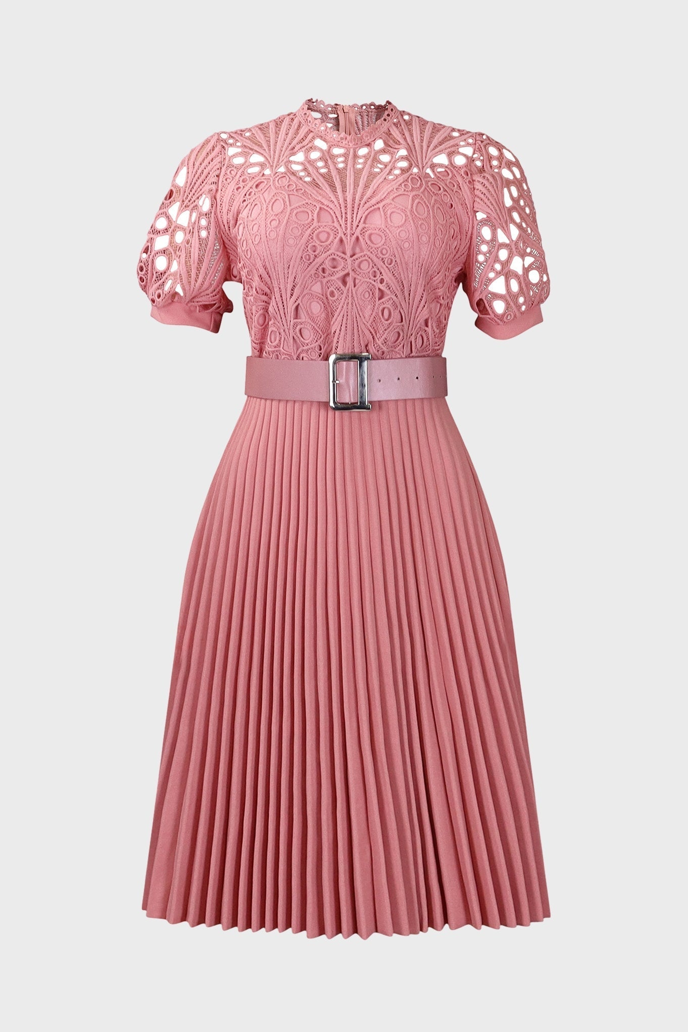 A-Line Pleated Dress Lavish Daily