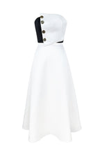 Colorblock Tube Top and A-Line Skirt Set Lavish Daily