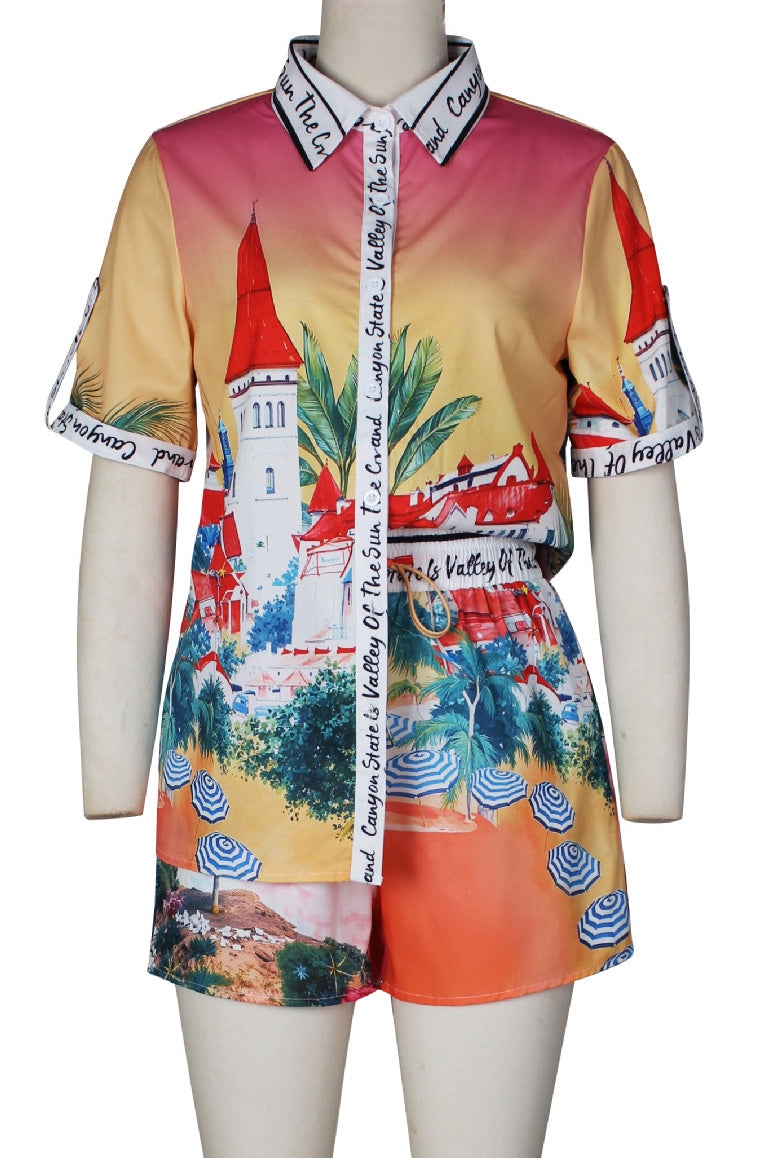 Floral Glow Short Set Lavish Daily