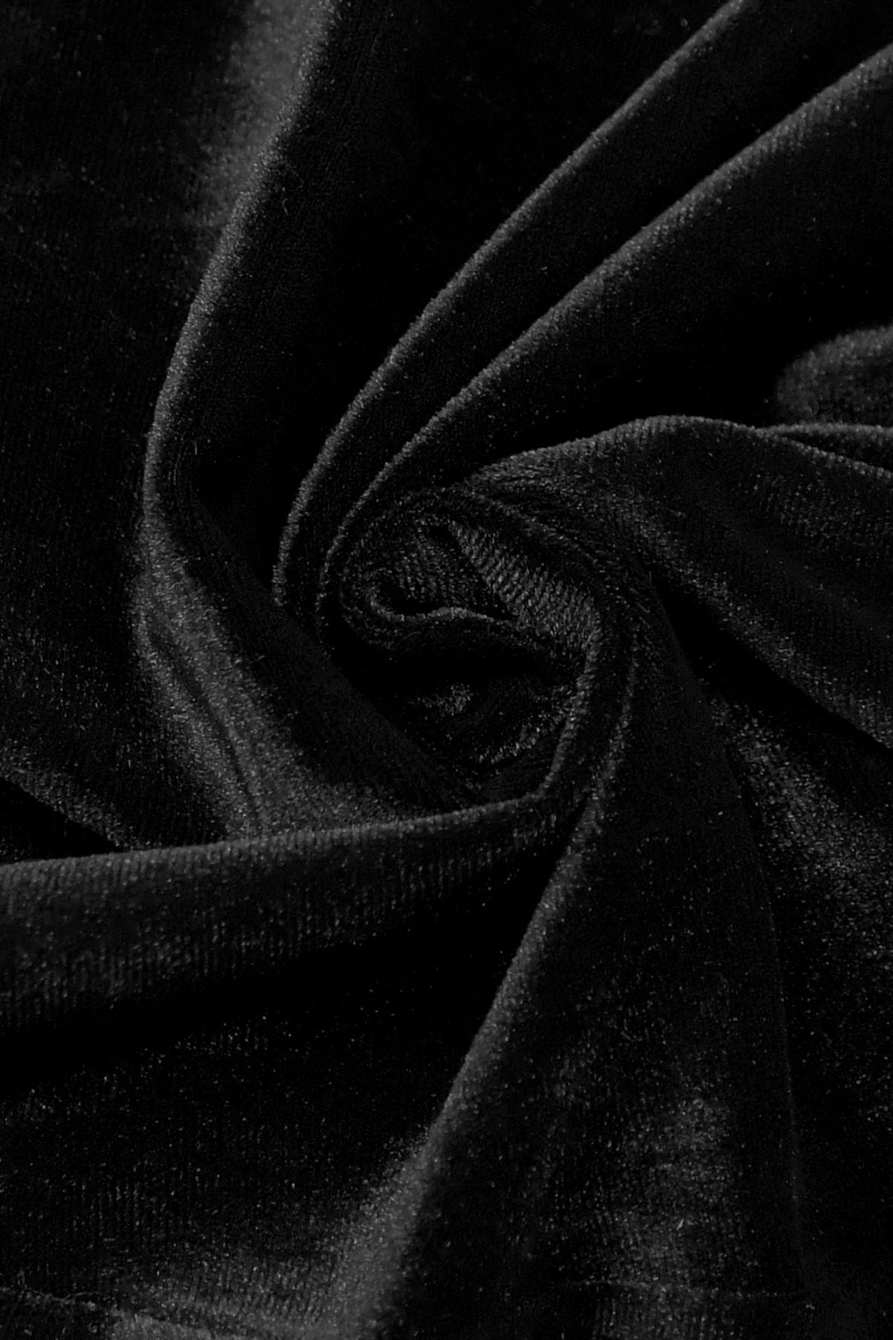 Elegant Velvet Rhinestone Dress LavishDaily