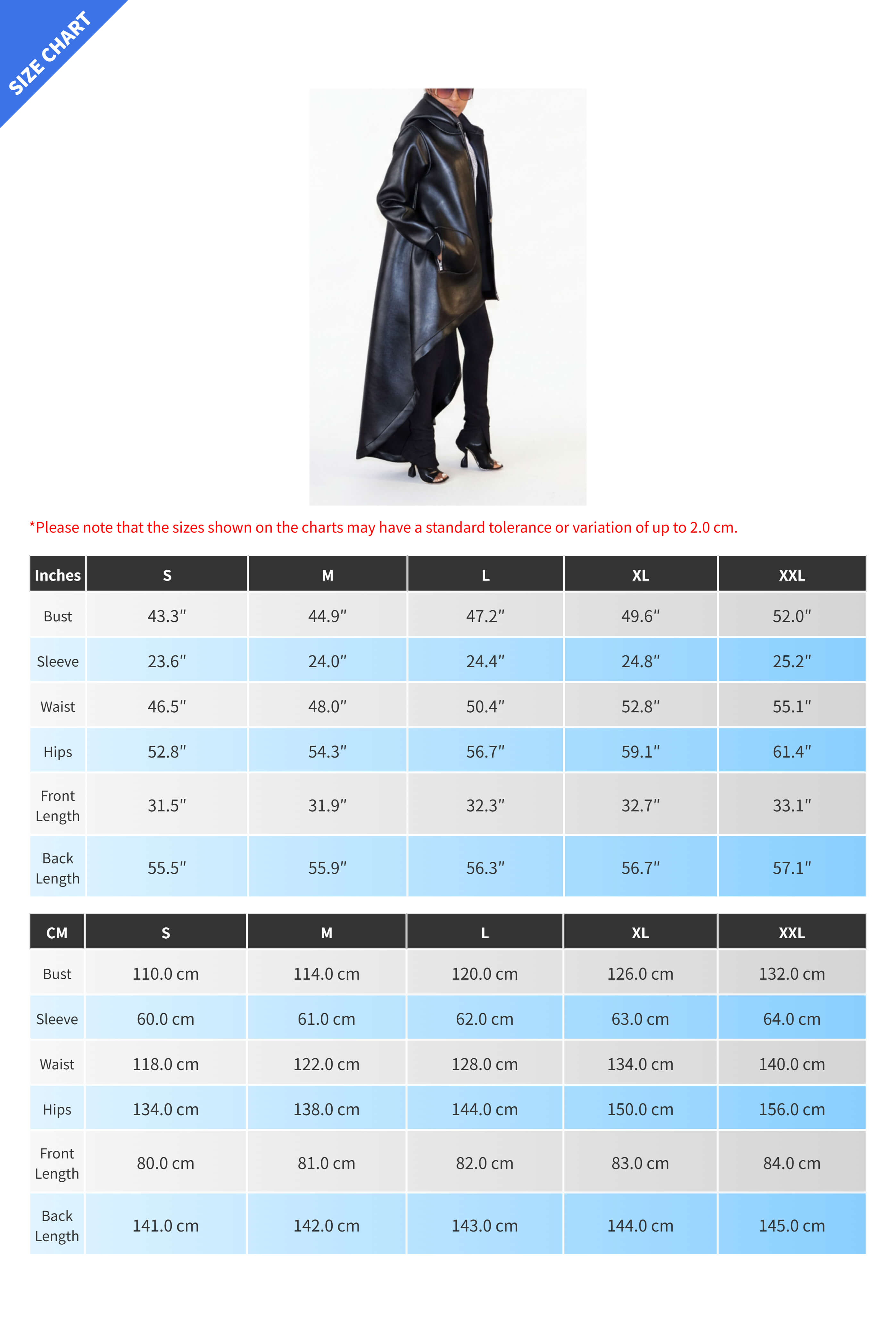PU Hooded Drawstring High-Low Cape Jacket Lavish Daily