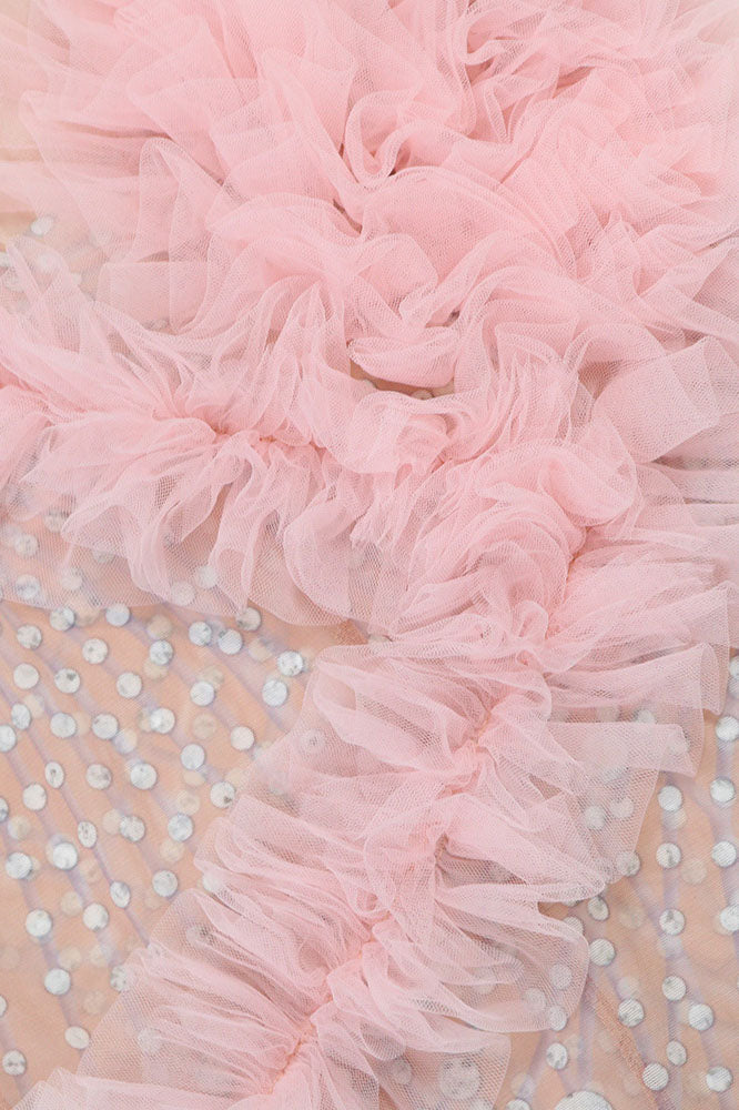 Backless Printed Round Neck Bodycon Maxi Dress Lavish Daily