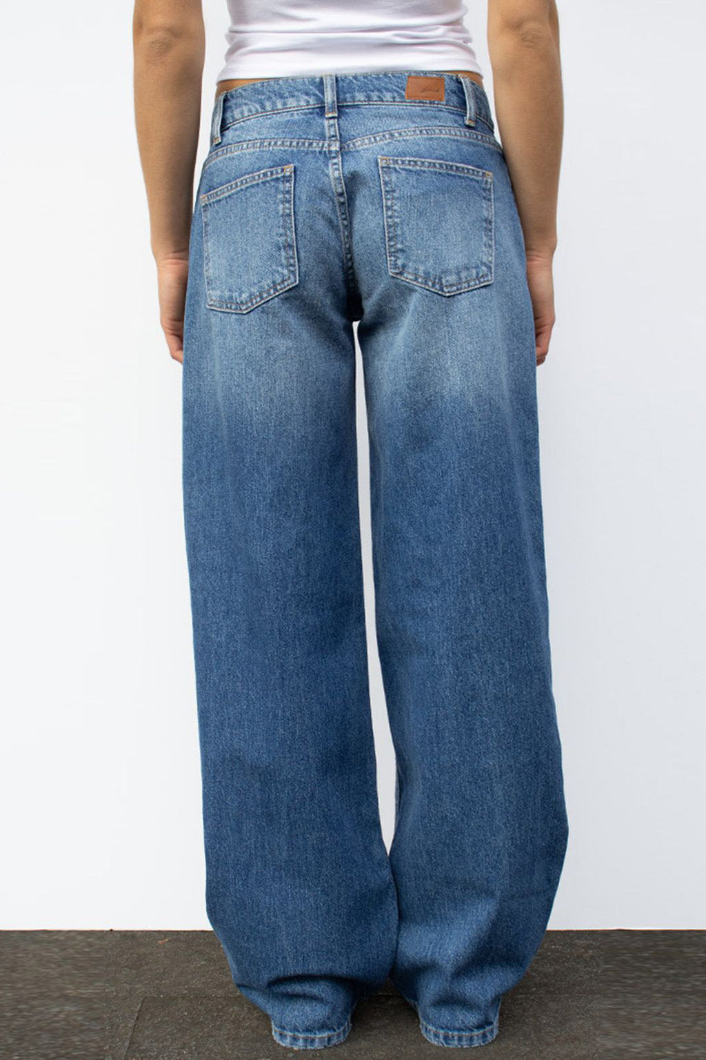 Vintage High Waist Loose Straight Wide Jeans Lavish Daily