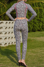 Leopard Print Sporty 2-Piece Set Lavish Daily