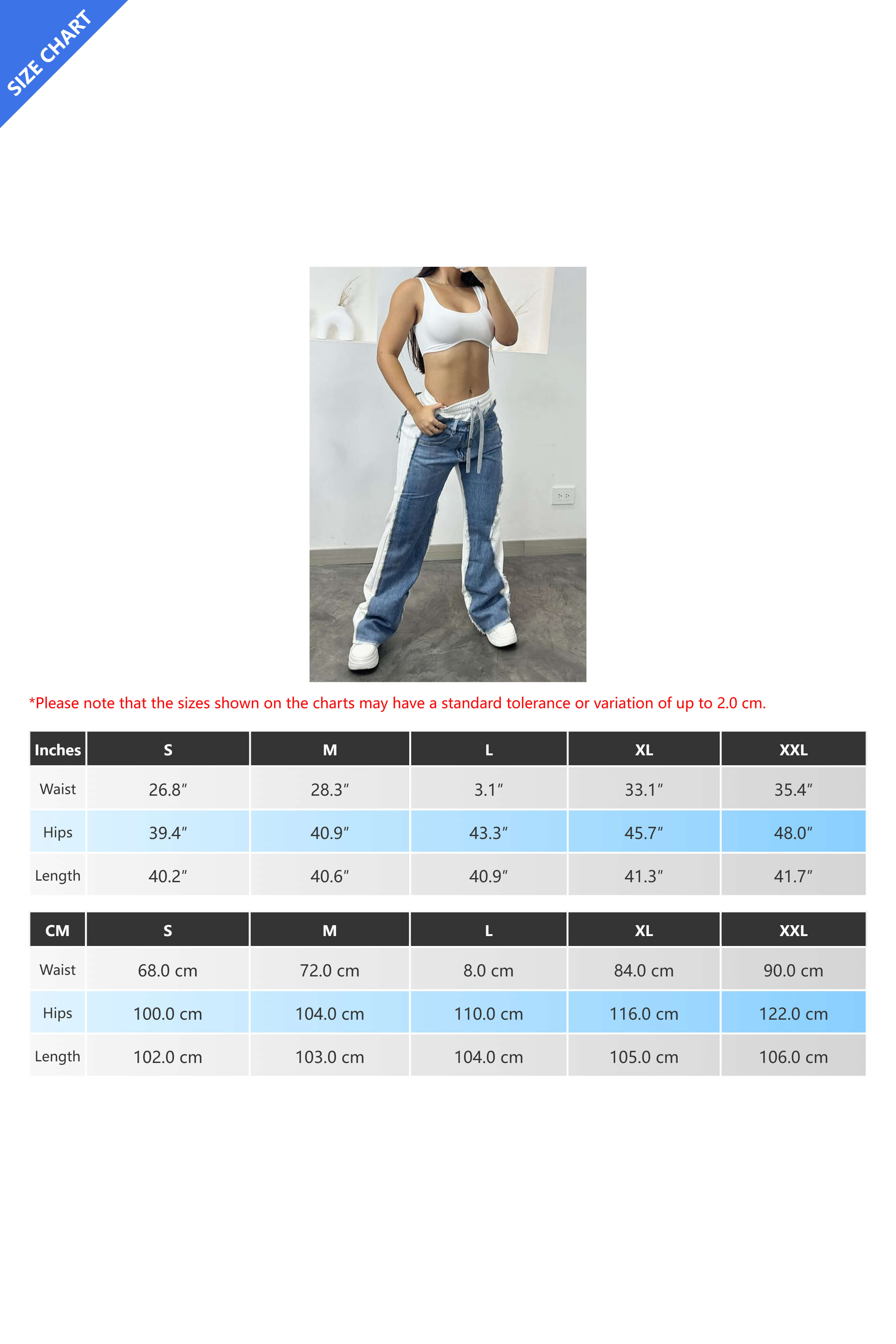 Patchwork Denim Jeans Lavish Daily