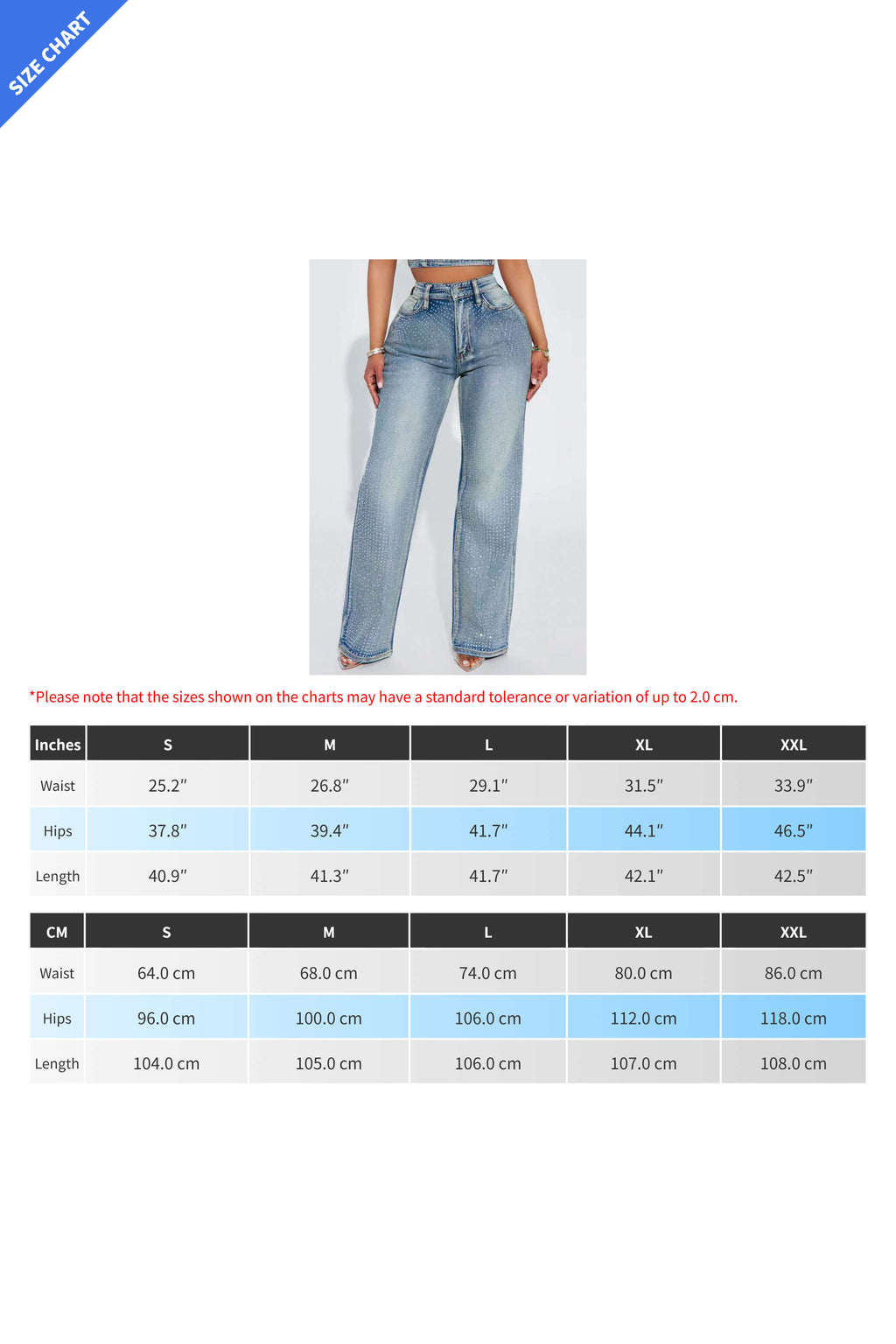 Rhinestone Straight Leg Jeans Pants Lavish Daily
