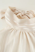 Tie Back Mini Dress Lavish Daily