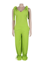 Bandage Casual Style Loose Jumpsuit Lavish Daily
