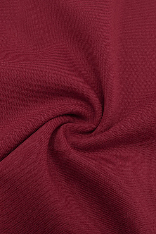 Square Neck Bow Long Sleeve Top & Shorts Set Lavish Daily