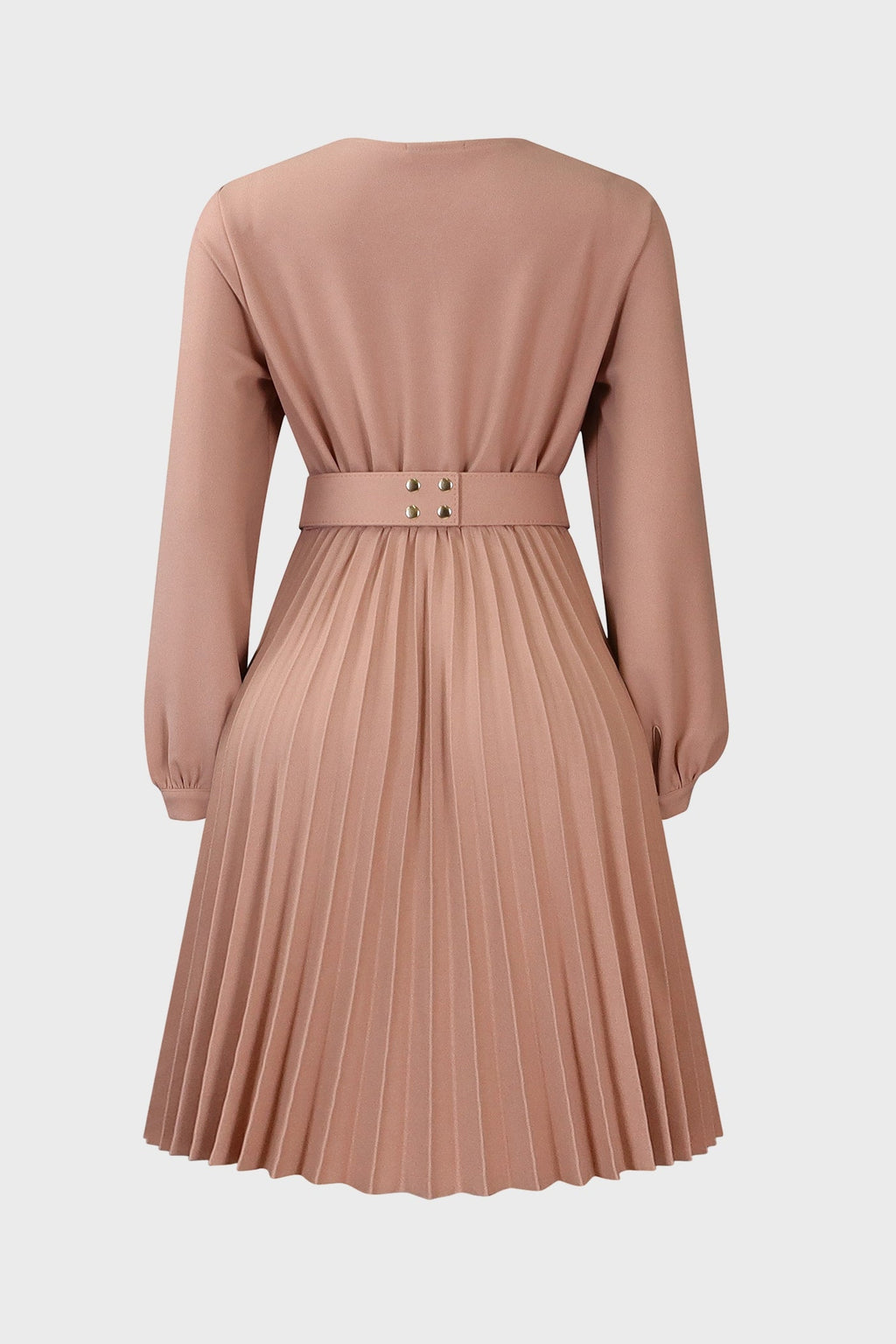 V Neck Long Sleeve Evening Long Dress Lavish Daily