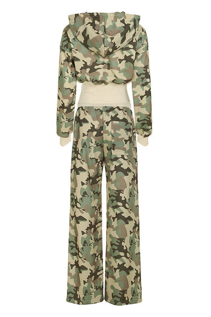 Hooded Bomber & Cargo Pants Sets Lavish Daily