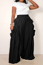 Ruffle Cargo Pants Lavish Daily