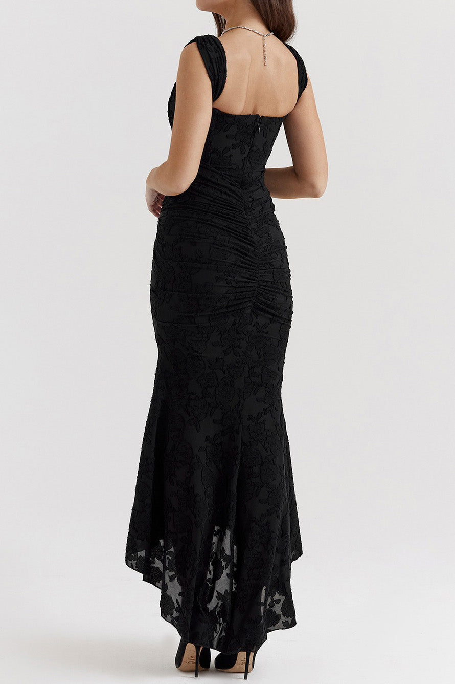Boned Corset Mermaid Bodycon Maxi Dress Lavish Daily