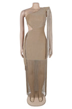 One Shoulder Fringe Dress Lavish Daily