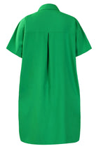 Loose Short-Sleeve Shirt Dress Lavish Daily