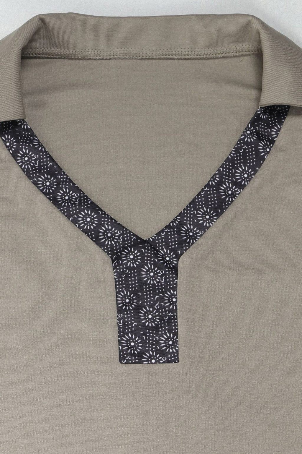 V-Neck Long Sleeve Stretch Fitted Two-Piece Set Lavish Daily