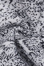 Printed Puff-Sleeve Midi Dress Lavish Daily