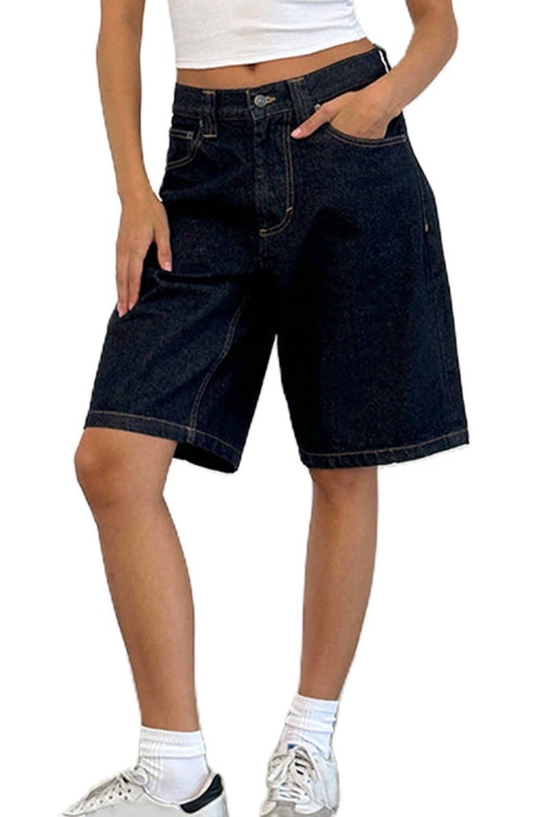 Mid-Thigh Length Casual Jeans Lavish Daily