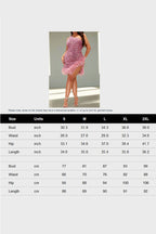 Feather Hemline Sequin Mini Dress Lavish Daily