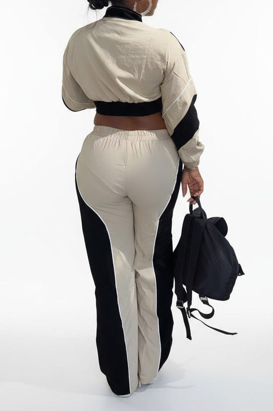 Colorblock Track Pant Set Lavish Daily