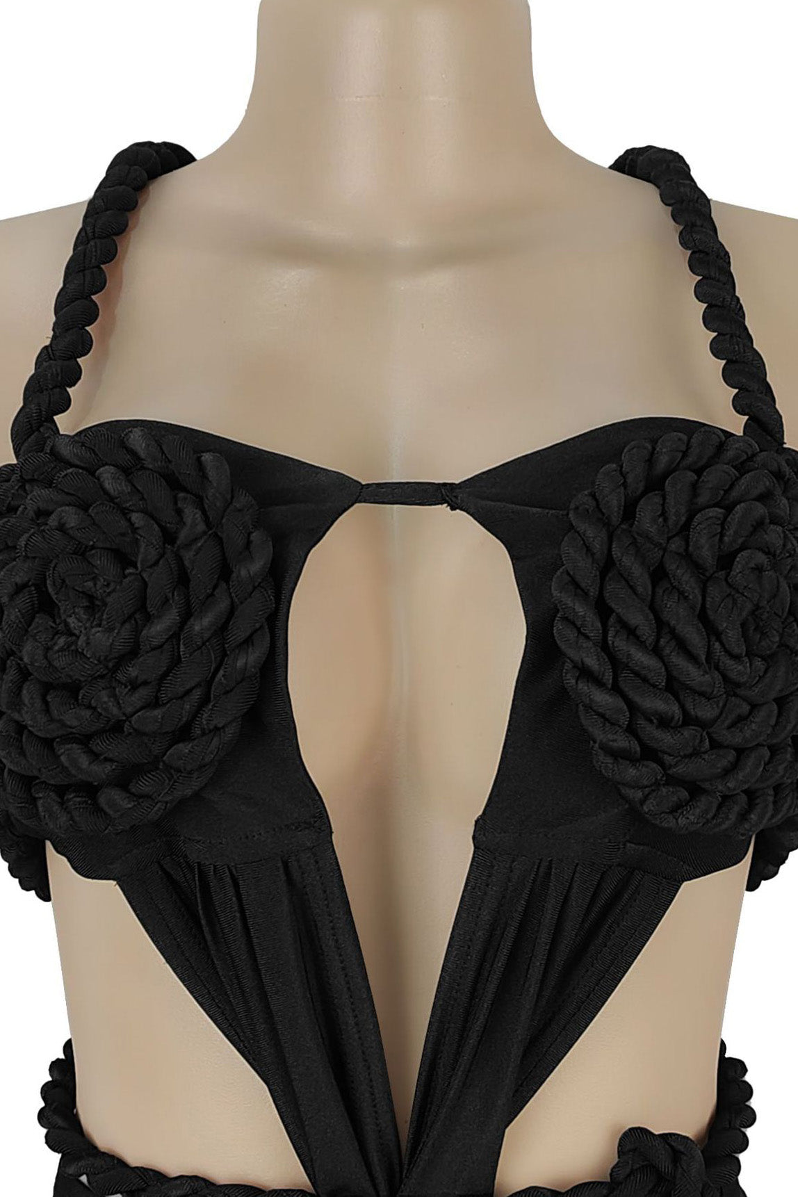 Solid Backless Lace-Up Jumpsuit LavishDaily