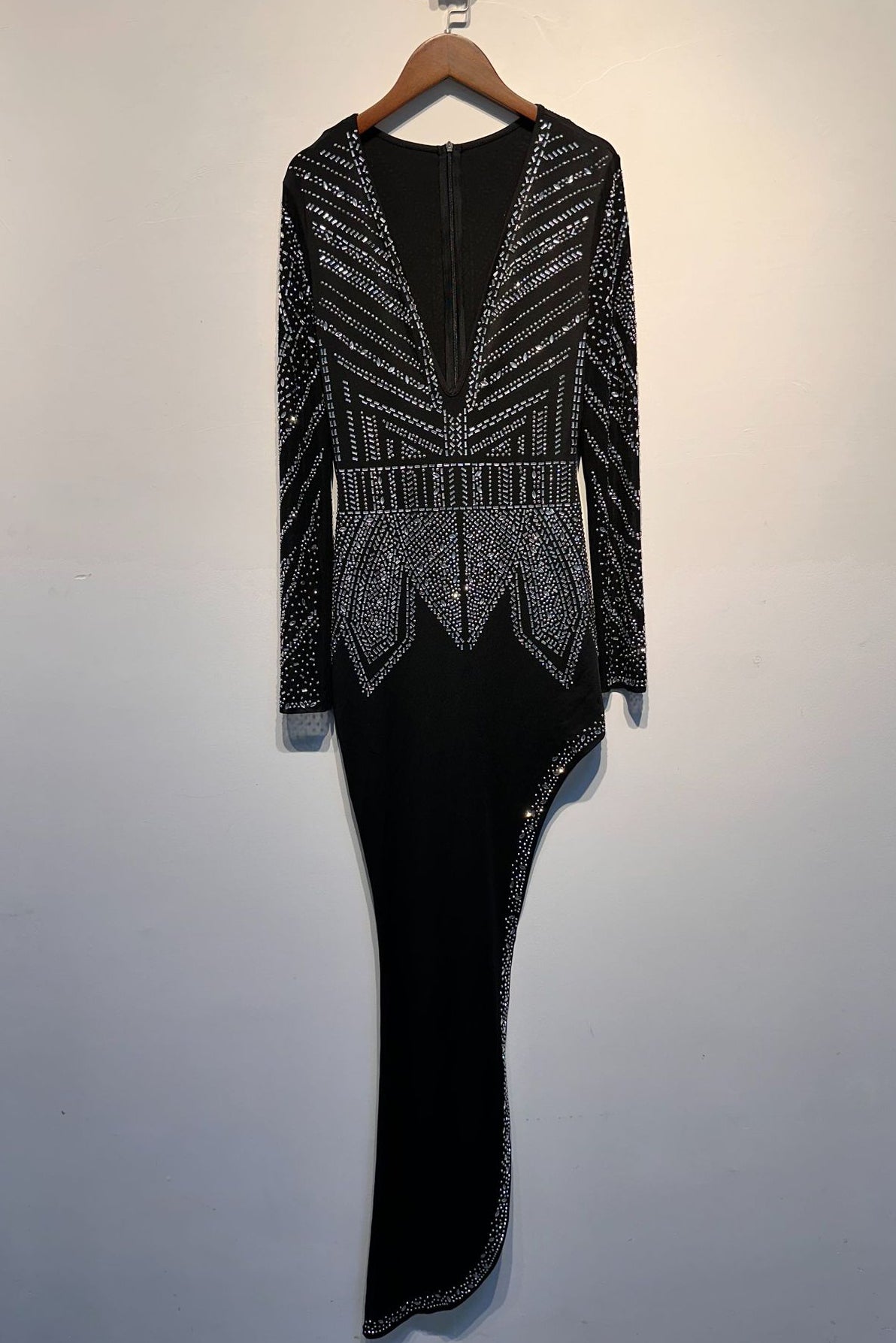 V Neck Mesh See Through Party Dress Lavish Daily