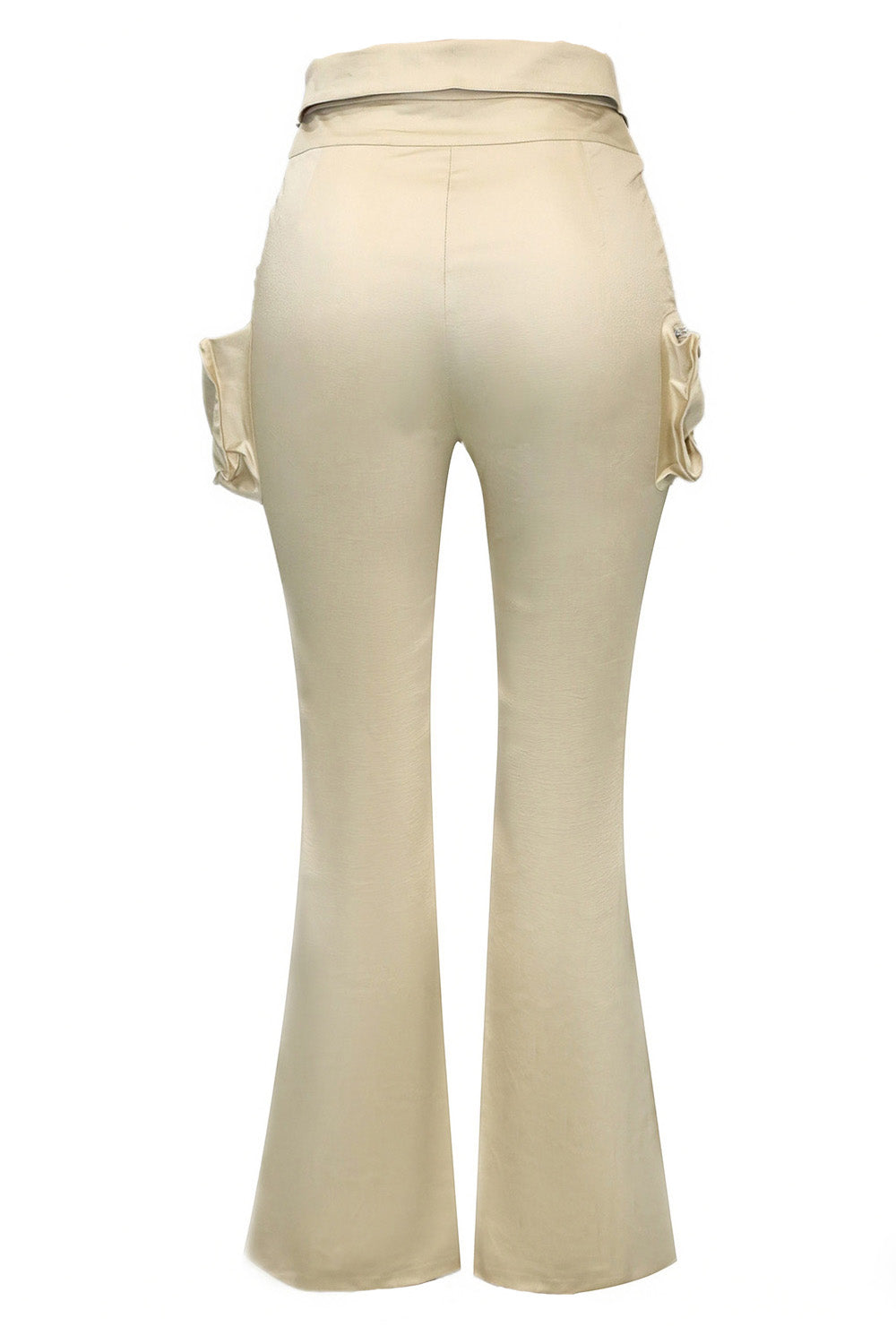 Zip Cargo Flared Pants LavishDaily