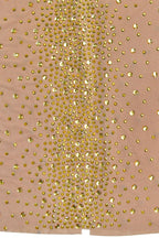 Sheer Mesh Rhinestone Bodycon Dress LavishDaily