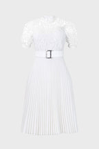 A-Line Pleated Dress Lavish Daily