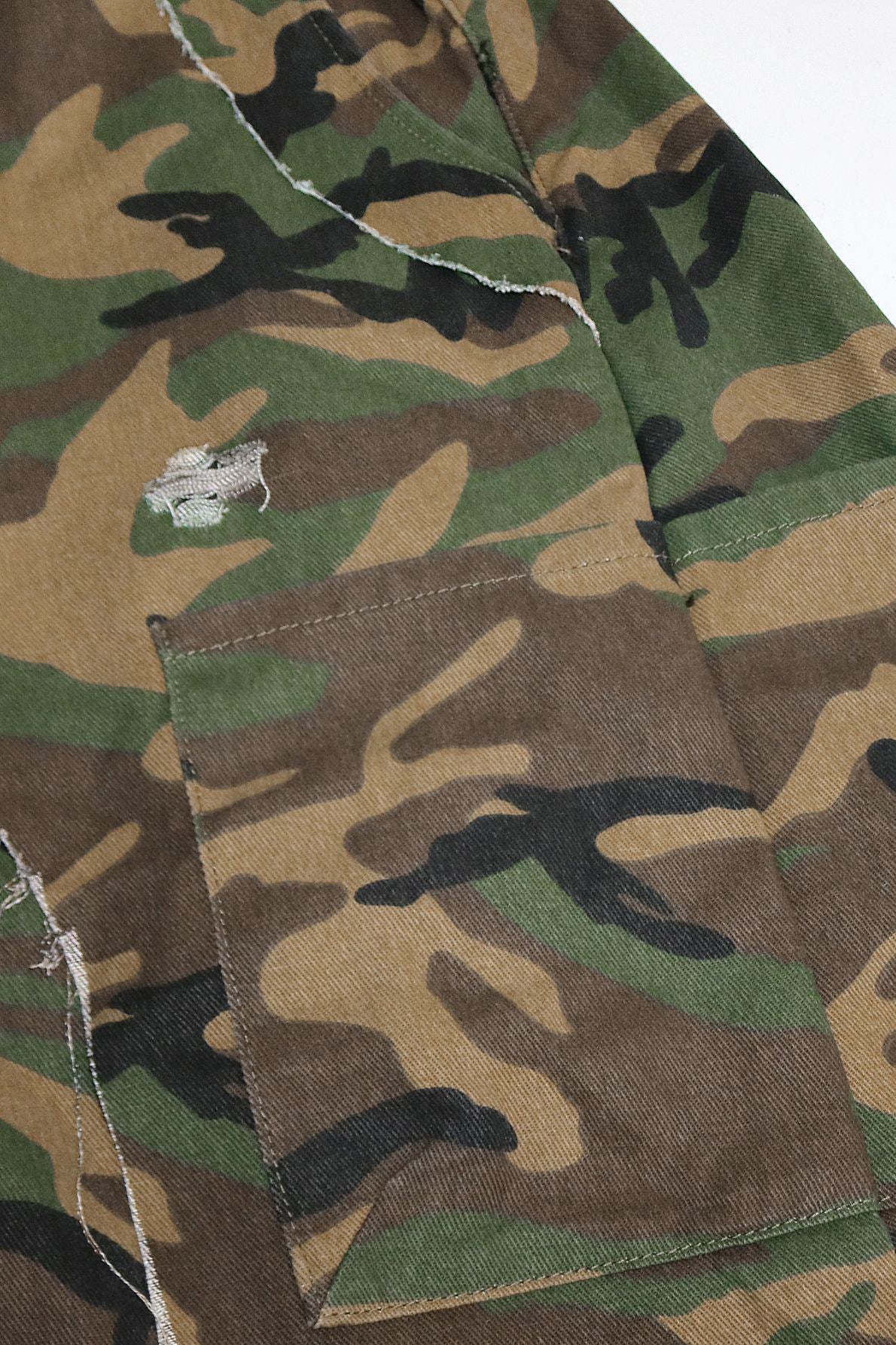 Camo Print Elastic Waist Harem Pants Lavish Daily