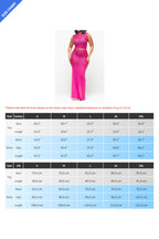 Sheer Rhinestone Mesh Maxi Skirt Set Lavish Daily