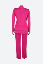 Long Sleeve Slim Fit Stretch Suit Set Lavish Daily