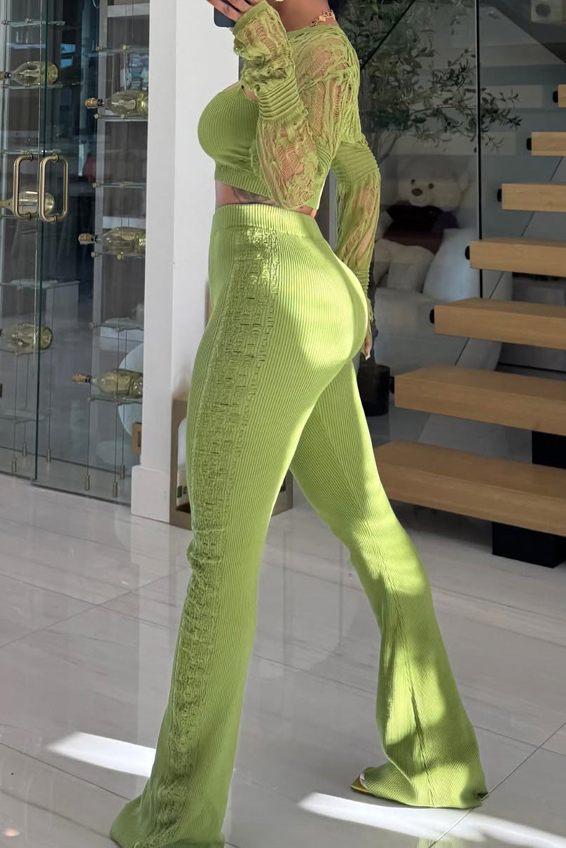 Knit Top Pants 3 Pcs Set Lavish Daily