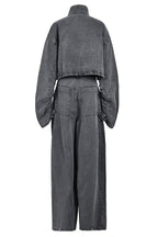 Vintage Washed Denim Two Piece Set Lavish Daily