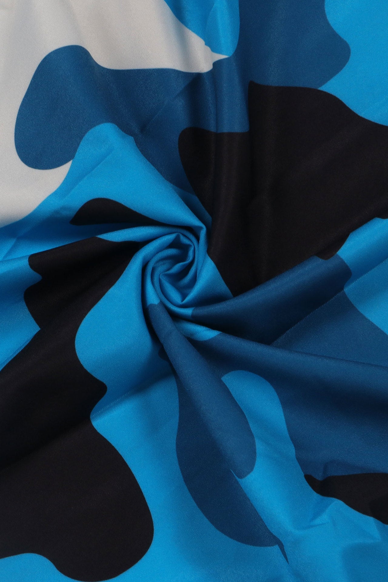 Print Crew Neck Half Sleeve Belted Dress Lavish Daily