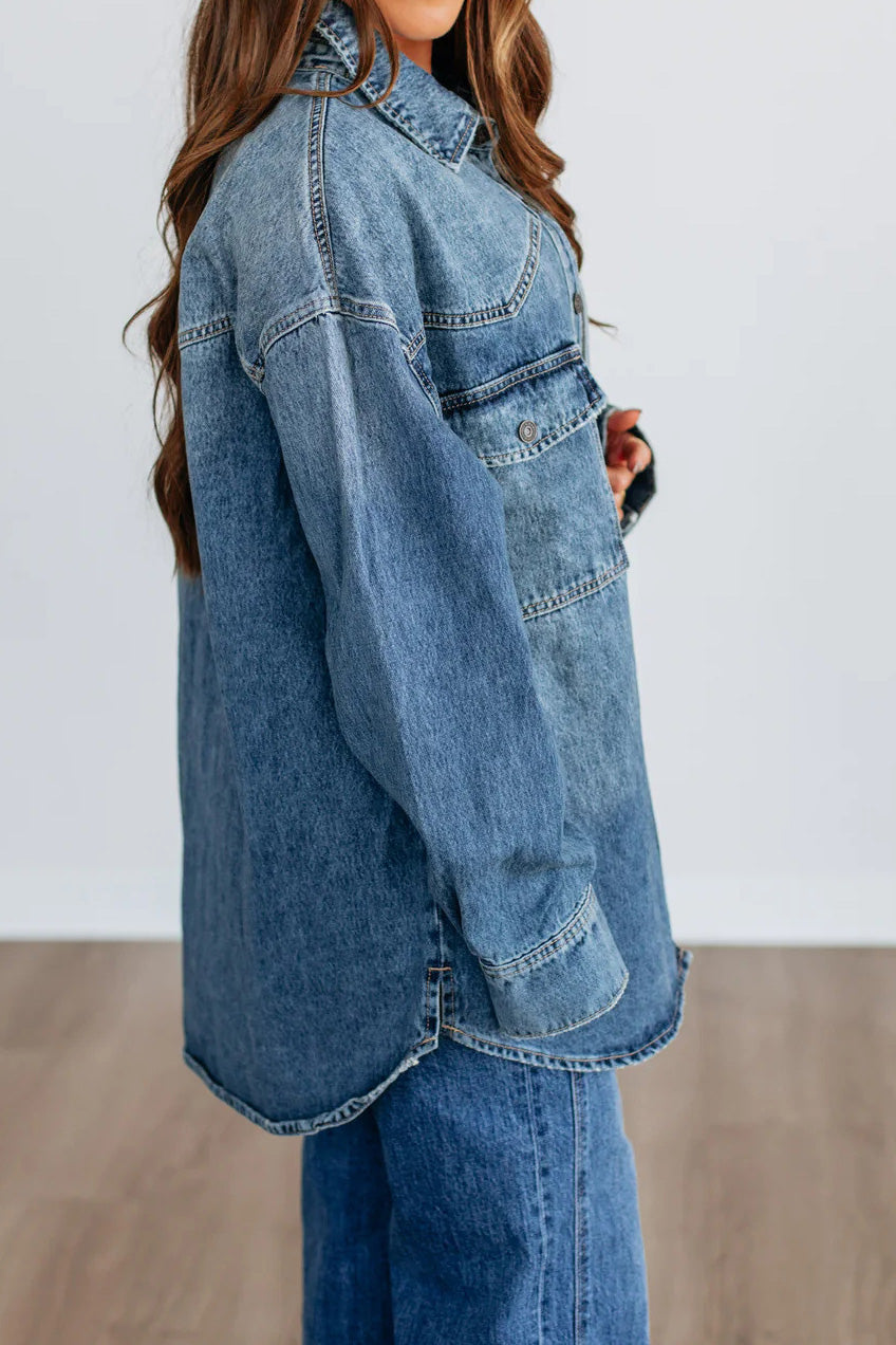 Classic Trucker Denim Jacket Lavish Daily