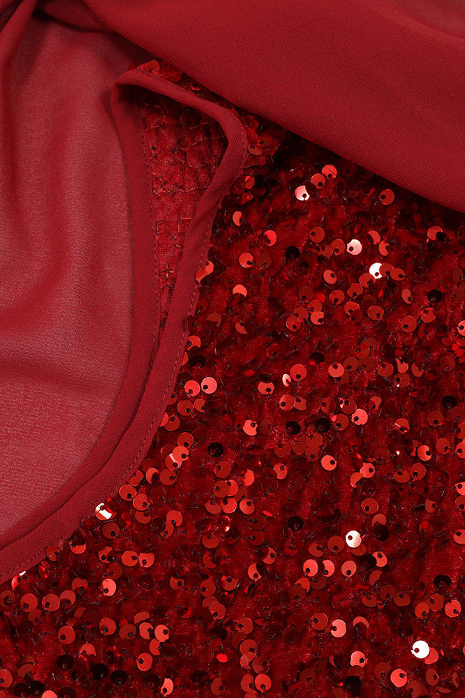 Sequin Evening Maxi Dress Lavish Daily