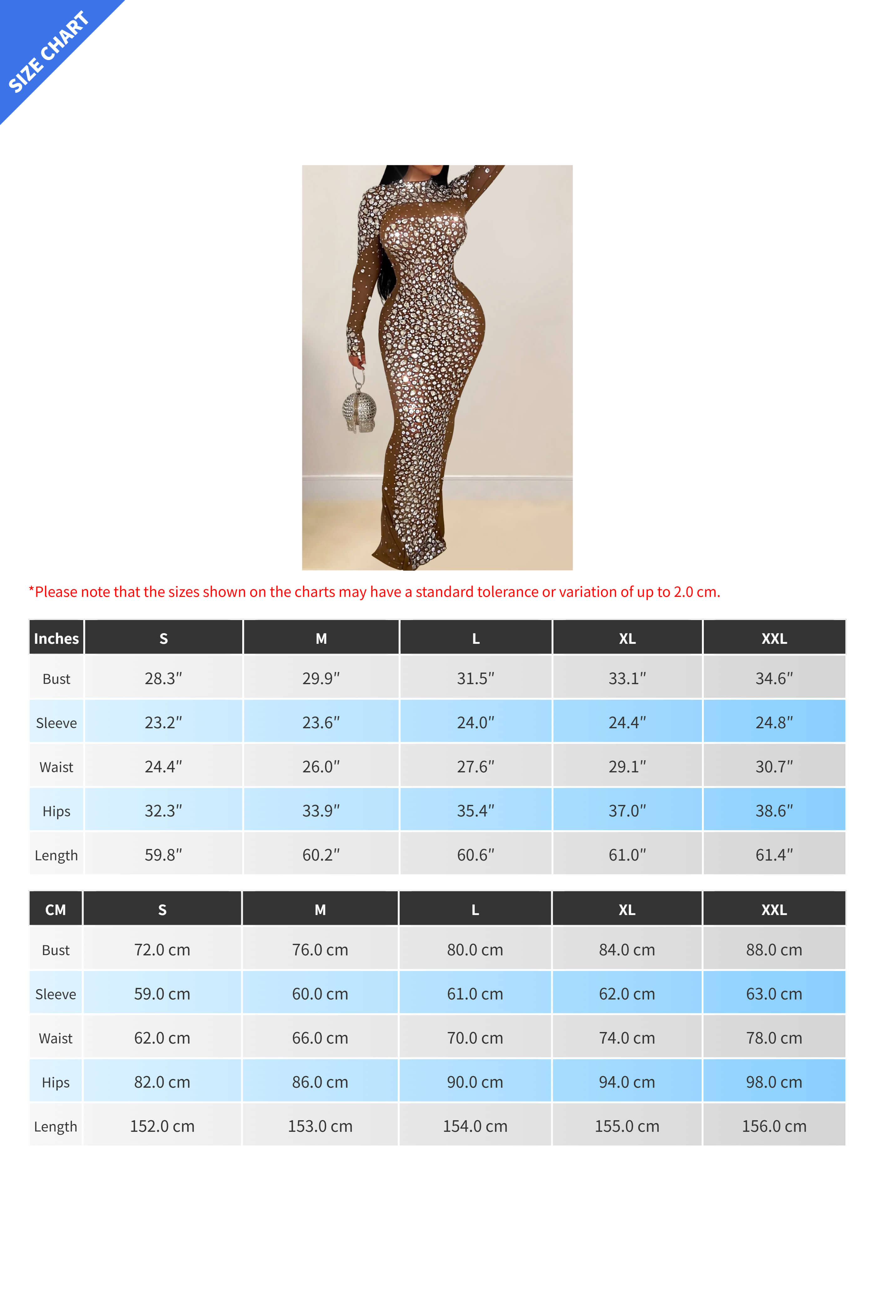 Mesh Rhinestone Long Sleeve Maxi Dress Lavish Daily
