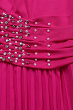 Plus Size Beaded Mesh Wide-Leg Jumpsuit Lavish Daily