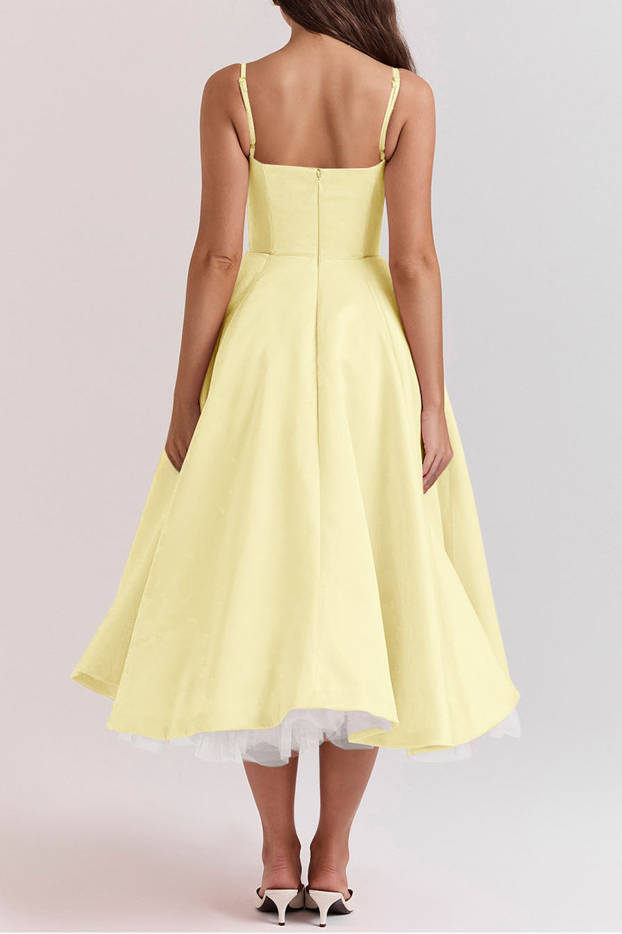 Luxury Spaghetti Strap Princess Dress Lavish Daily