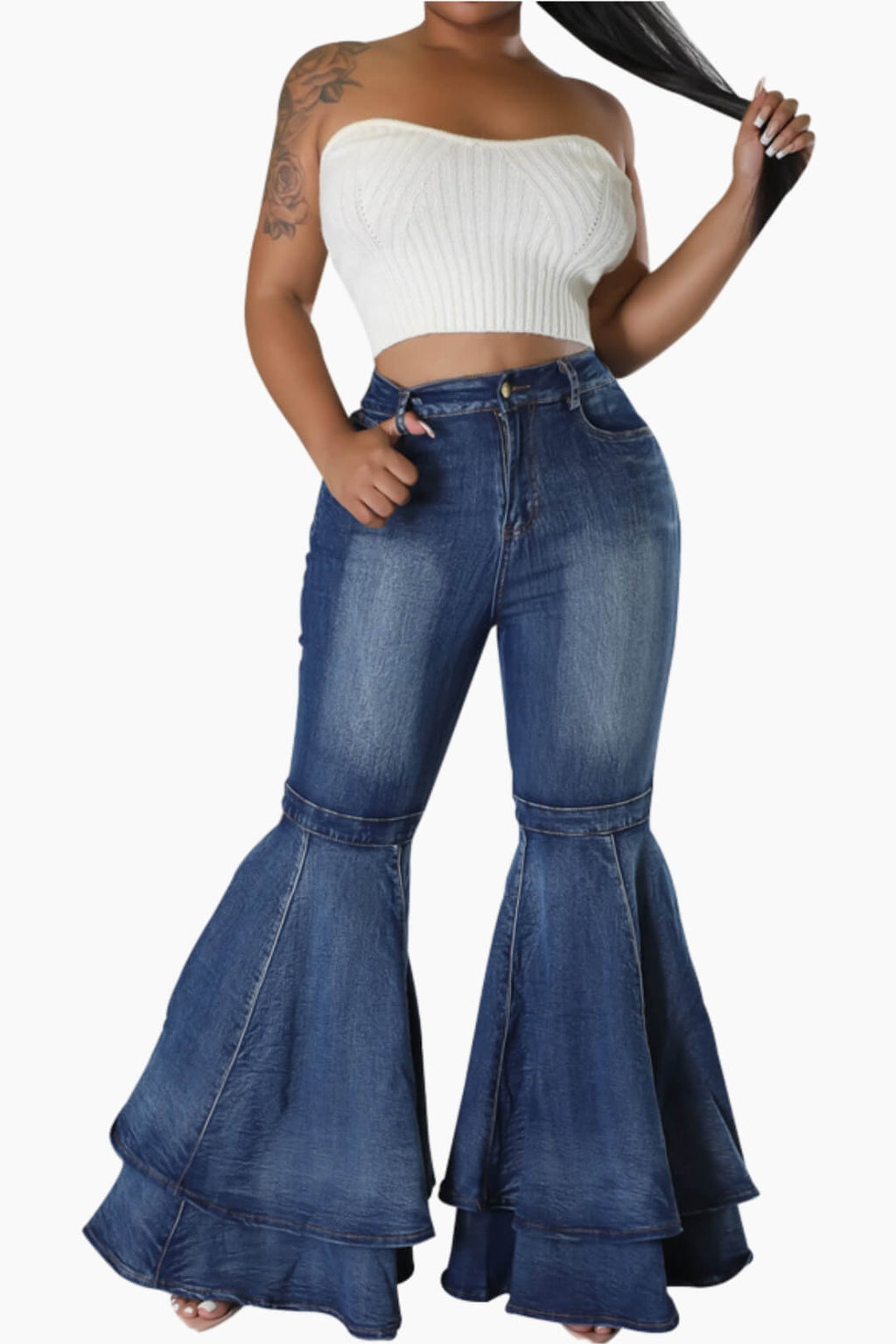 Bell Bottom Jeans Lavish Daily